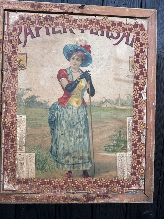 Image 1 of antico dipinto ad acquerello