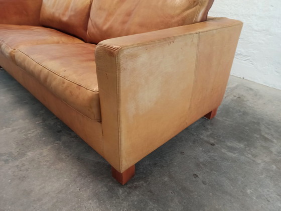Image 1 of Molinari Cognac leather sofa 