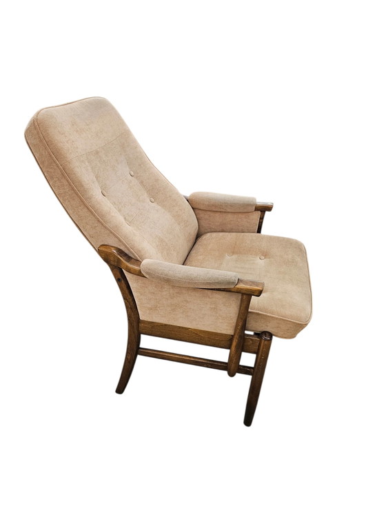 Farstrup "Casa" Poltrona Danese Mid Century / Poltrona Relax / Easy Chair / Anni '70 / Meccanismo di (photo 9 of 10)