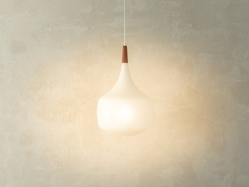 Plafonnier des années 1960 par Uno & Östen Kristiansson, Hauteur 40 cm