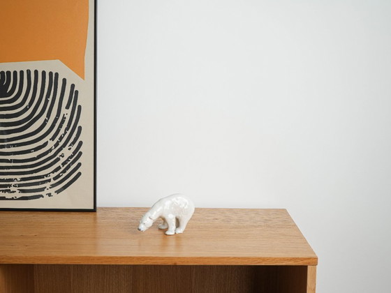 Image 1 of Porseleinen ijsbeerfiguurtje, Deens ontwerp, jaren 70, vervaardigd door Royal Copenhagen.