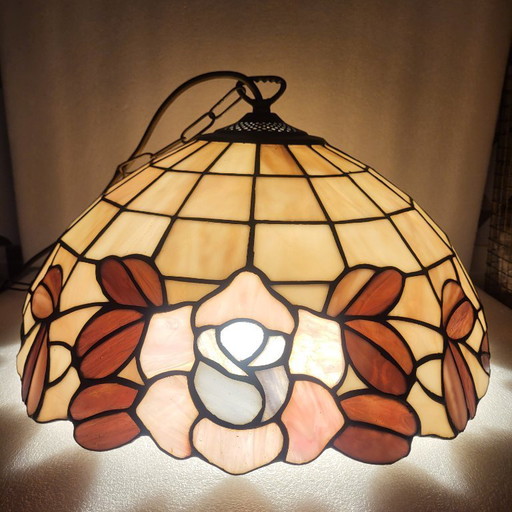 Lampada a sospensione Tiffany vintage