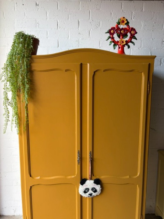 Vintage Antique Girls' Closet, Wardrobe Restyled – Wood (photo 12 of 19)