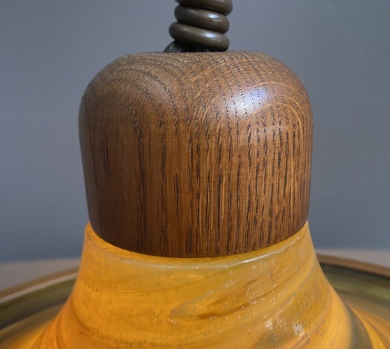 Pendelleuchte von Temde aus den 1970er Jahren – Pendelleuchten, Plastic, Wood (photo 8 of 16)