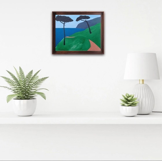 Image 1 of Huile sur toile au format 30x24cm. Non encadrée. 