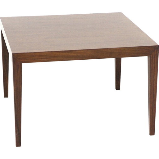 Mesa de centro vintage de palisandro de Severin Hansen, Dinamarca, 1960
