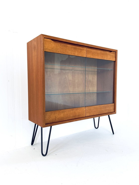 Image 1 of Vintage Teak Display Cabinet '60