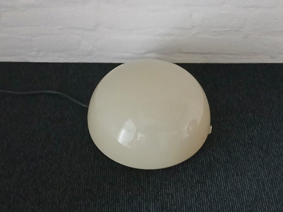 Image 1 of Gispen – Giso - Lampe Opaline jaune Ø 25 cm Vintage