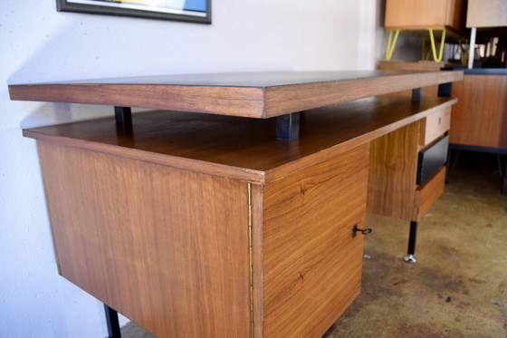 Image 1 of Mid Century Schrijftafel Vintage Tafel 1960