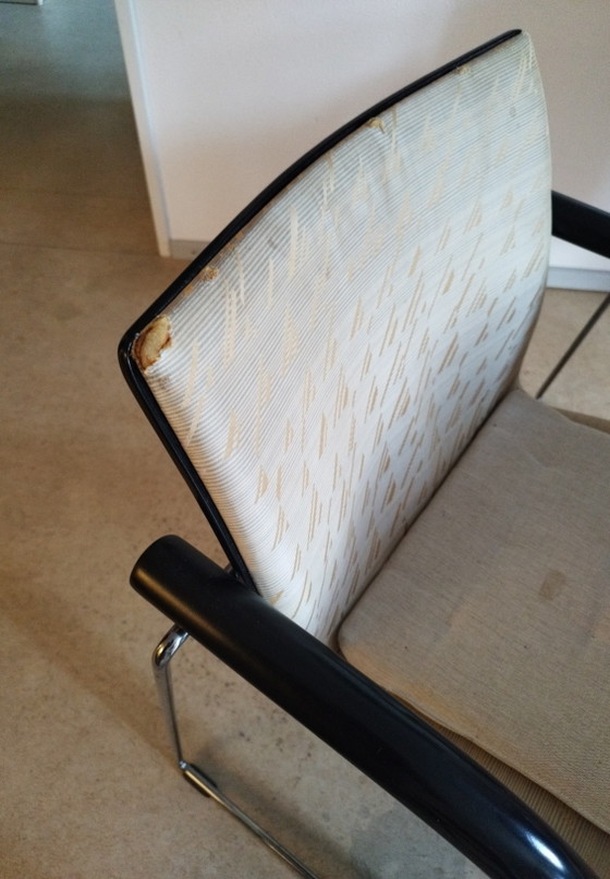 Thonet tafel "Eiffel Base" met 6 stoelen – Eetkamerset, Metal, Textile (photo 4 of 6)