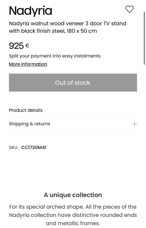 Image 1 of Mueble de TV Nadyria de Kave Home en color nogal