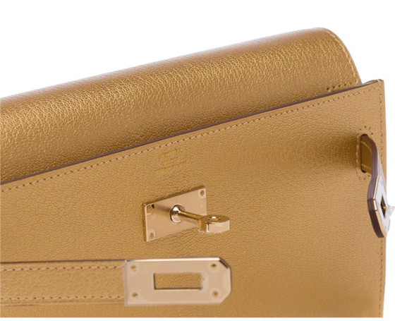 Image 1 of Sac HERMES Kelly zu gehen en Cuir Doré - 103378