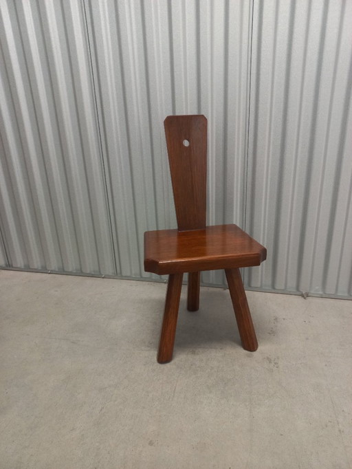 Sedia da latte in stile brutalista degli anni '60