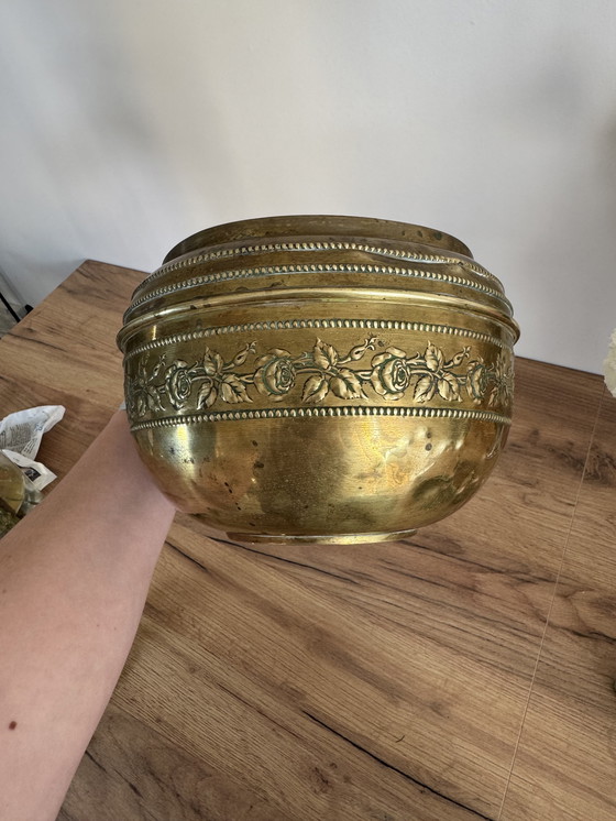 Image 1 of Lot 2 caches pots laiton 