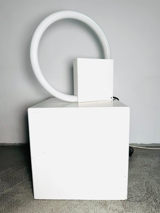 Image 1 of Extremely rare TC6 table lamp by Aldo van den Nieuwelaar for Nila Lights (early 1970s) with original label