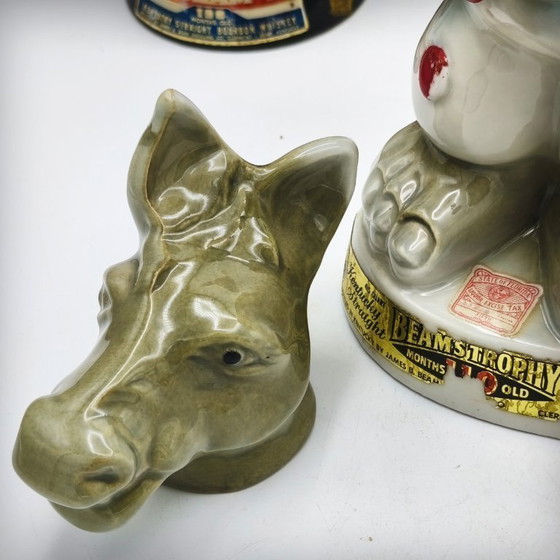 Image 1 of Caraffa in ceramica "Clown Donkey" di Jim Beam, USA, anni '60