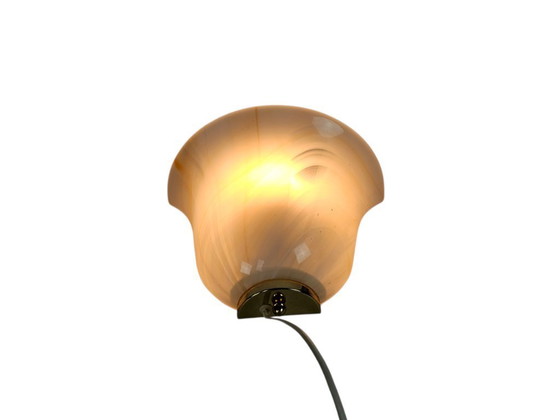 Image 1 of Lampada da parete - stile Barovier & Toso - vetro marmorizzato - applique - oro - anni '90