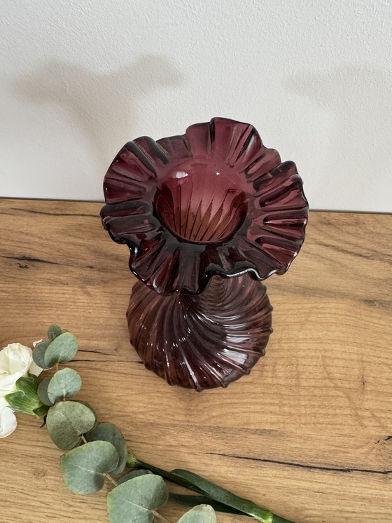 Image 1 of Vintage Twisted Vase