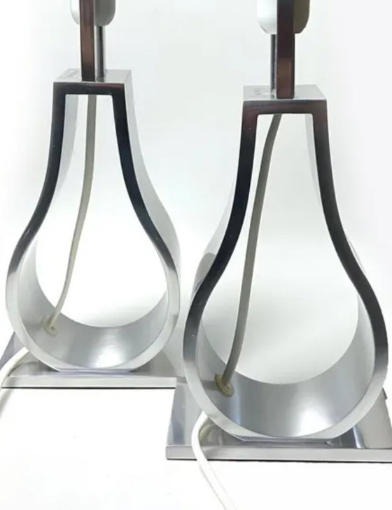 Image 1 of Beautiful Set of Solid Vintage Ikea Table Lamps