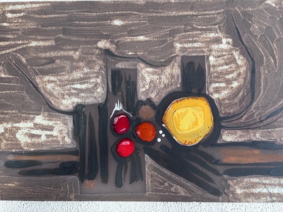 Ceramic, Wall decoration, Stone, Grey (photo 3 of 6)