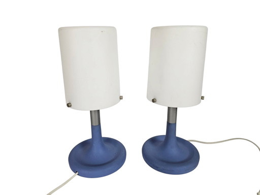 Ikea - Suède - B0010 - lampes de table (2) - design plastique - 90's