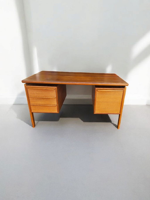 Mid - Century teak desk G.V. Gasvig GV Møbler Denmark 1960s