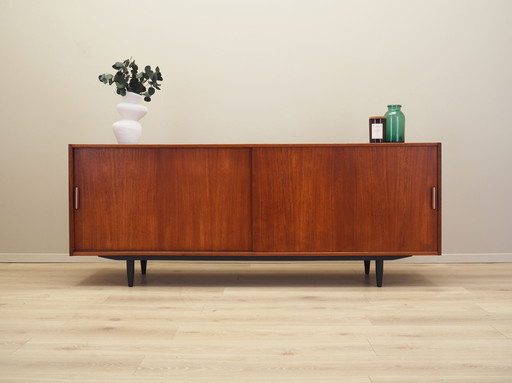 Teakhouten dressoir, Deens ontwerp, jaren 1970, Productie: Denemarken