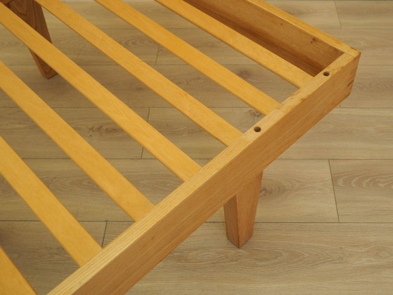 Image 1 of Essenhouten bed, Deens design, jaren 70, gemaakt in Denemarken.