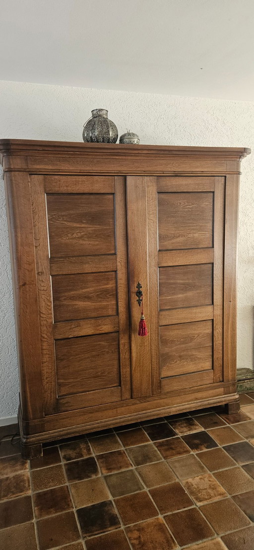 Bellissimo mobile antico in rovere – kasten, Metal, Wood