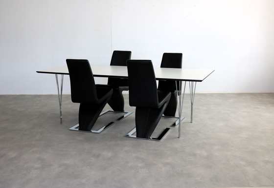 Image 1 of 4x Vintage Design Eetkamerstoelen