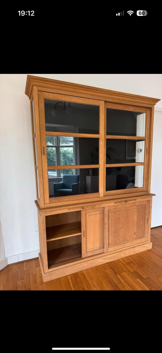 Image 1 of Vetrina in rovere in perfette condizioni Wiechers Wonen