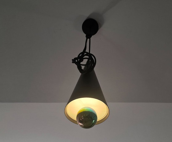 3 Cherry Pendant lamps - Petite Friture – Textile, Aluminium (photo 7 of 7)