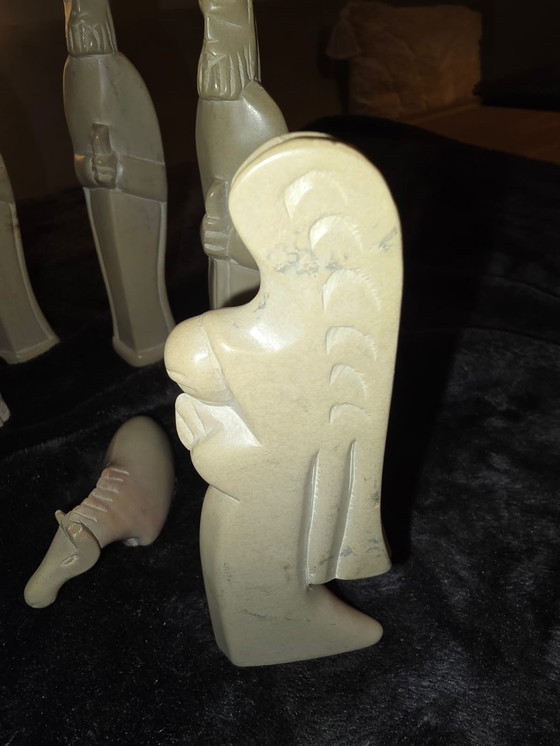 Image 1 of Prachtige 12 delige beeldengroep kerststal