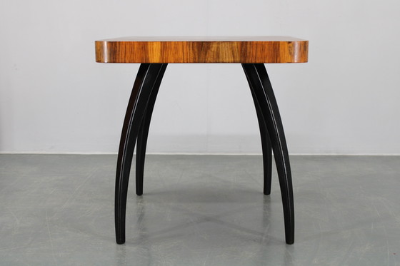Image 1 of 1940 Jindrich Halabala "Spider" Coffee Table in Walnut Finish, Czechoslovakia