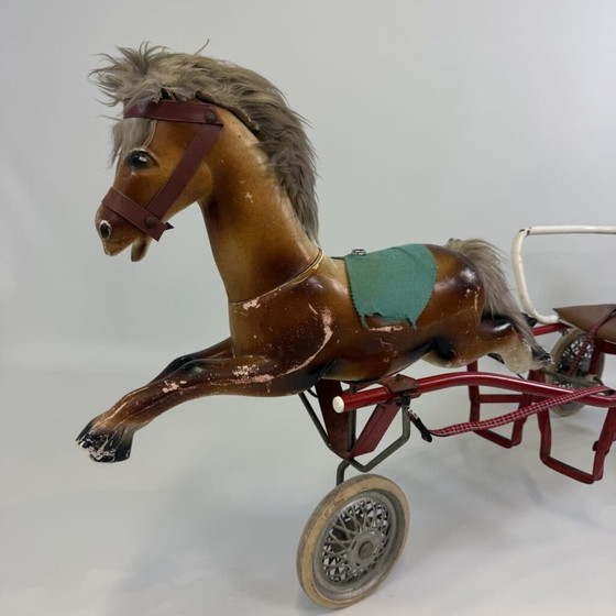 Torck pedal sulky with horse – Garden accessories, Metal, Rubber (photo 18 of 18)