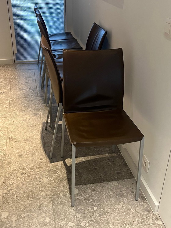 Image 1 of 6x Zanotta Lia stoelen - Roberto Barbieri 1999