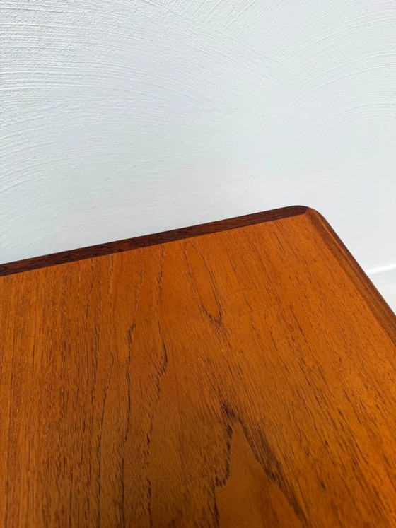 Image 1 of Vintage Danish Teak Extendable Dining Table, Mid-Century Modern Scandinavian Design, 1960s