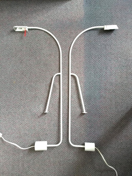 Image 1 of Par de lámparas de mesa Tablo nuevas de la década de 1980 de Arnout Visser