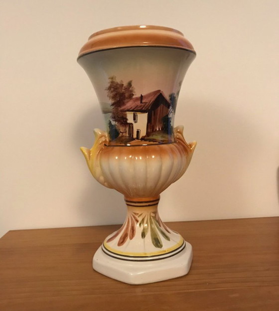 Image 1 of Genummerde vaas van keramiek