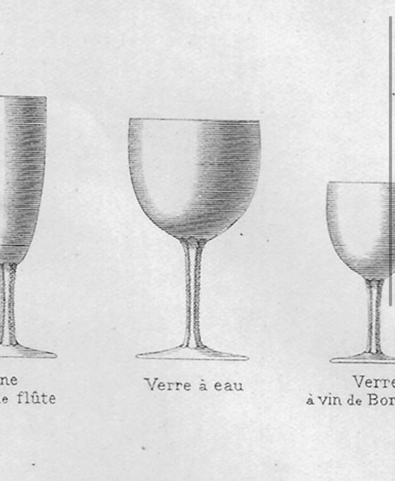 Image 1 of 2 verres à eau Baccarat mousseline cristal modèle 7775 Uni 