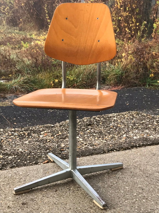 Schweizer Schulstühle von Embru, 1960er Jahre, 3er Set