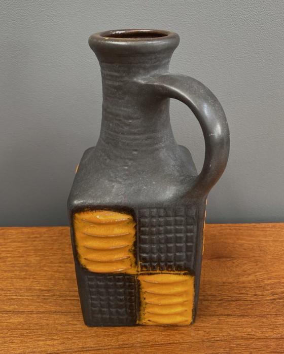 Image 1 of Jarrón marrón y naranja de Carstens modelo 7444-25 West Germany Pottery