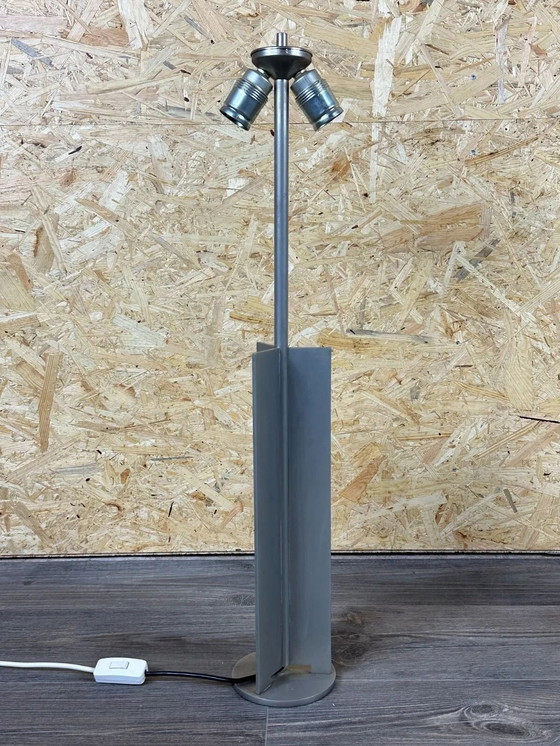 Image 1 of 2x 60er 70er Jahre XL Tischlampe Tischleuchte Aluminium Metall Space Age Design