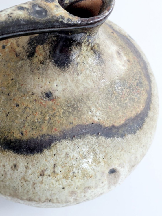 Image 1 of Ruscha Keramik 313 Vase Fat Lava, 1960s German Pottery, Kurt Tschörner Design