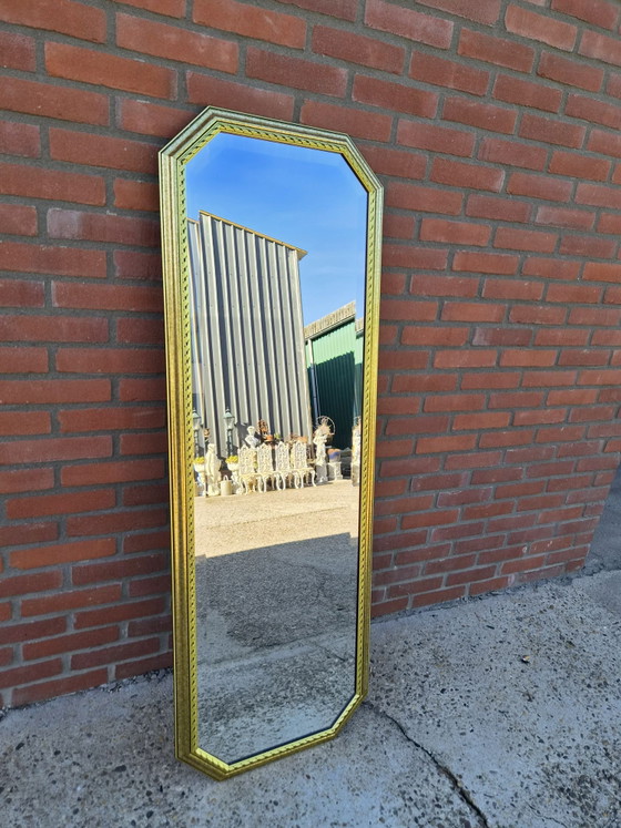 Vintage Full-Length Mirror with Beveled Glass – Wood (photo 2 of 5)