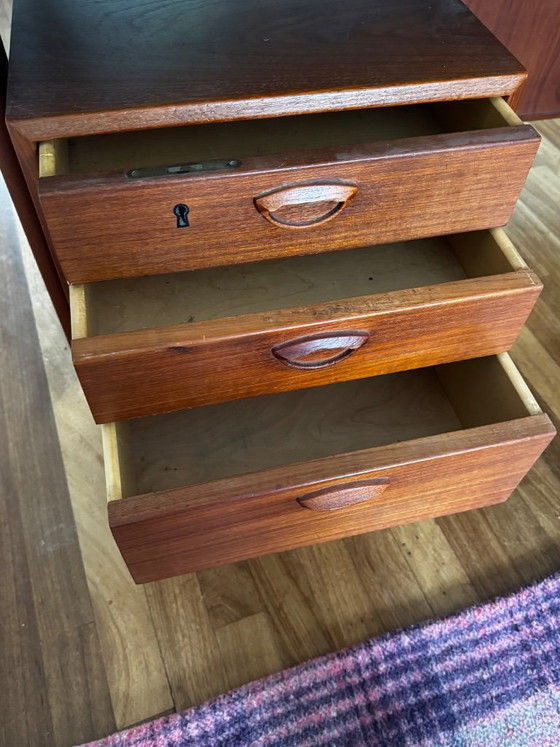 Scrivania in teak Kai Kristiansen (Modello 60) per Feldballes Møbelfabrik, 1958 – Scrivanie, Wood (photo 3 of 6)