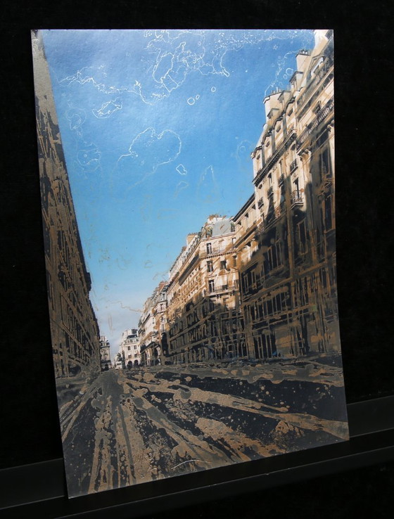 Image 1 of Salzmann, Gottfried - Place de Victoires - sérigraphie/photographie - signée à la main