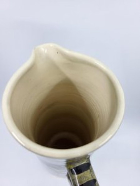 Image 1 of Vaso Pichet Kercy Quimper di Simone Carrié per Elchinger Francia 1950