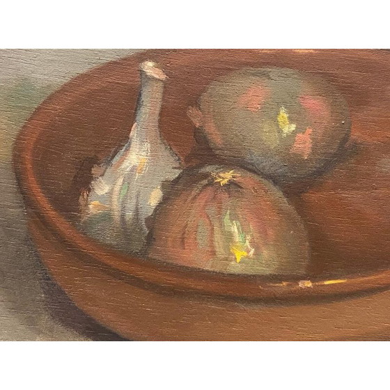 Image 1 of Vintage oil on panel "Still life"