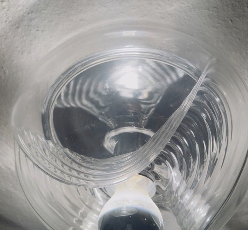 Lampada da soffitto Wave Peill & Putzler anni '70, set da 2 pezzi di metà secolo